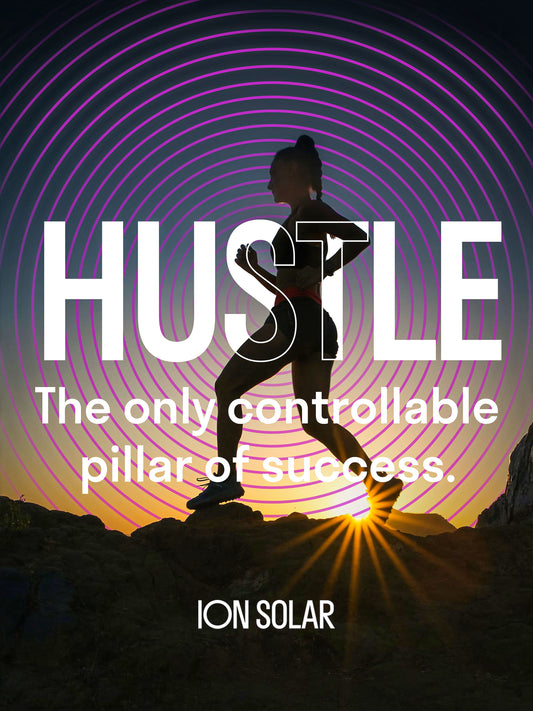 ION - Hustle Motivational Poster